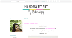 Desktop Screenshot of myhobbymyart.com